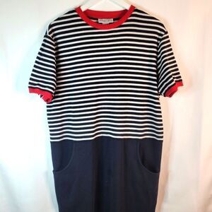 Vintage Collectibles Seattle Stripey Sweatshirt Dress